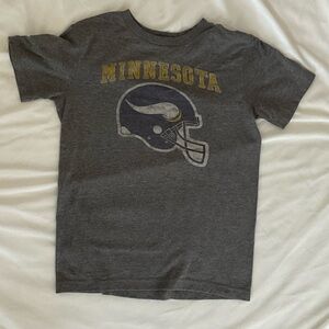 NFL Minnesota Kids Charcoal Tee